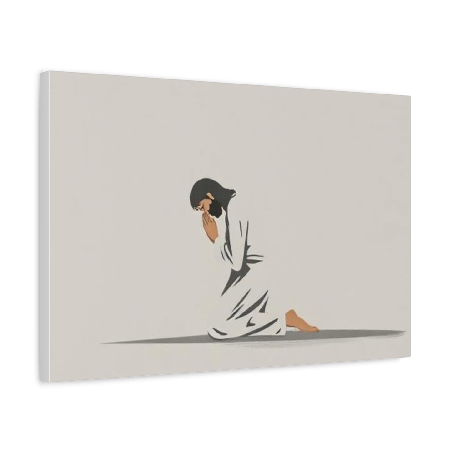 Contemplative Canvas Art, Emotionally Charged Artwork, Spiritual Decor, Meditation Wall Art, Inspirational Home Decor