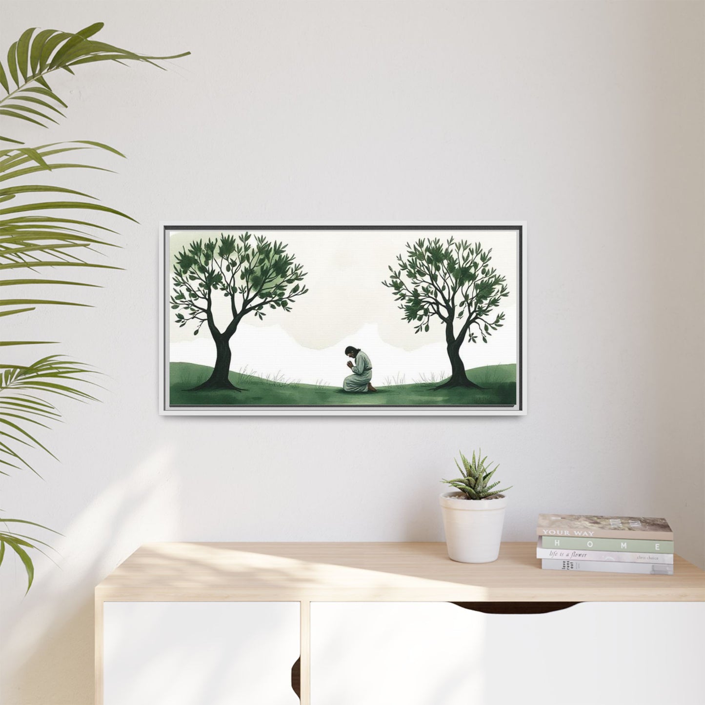 Matte Canvas, Framed (Multi-color)