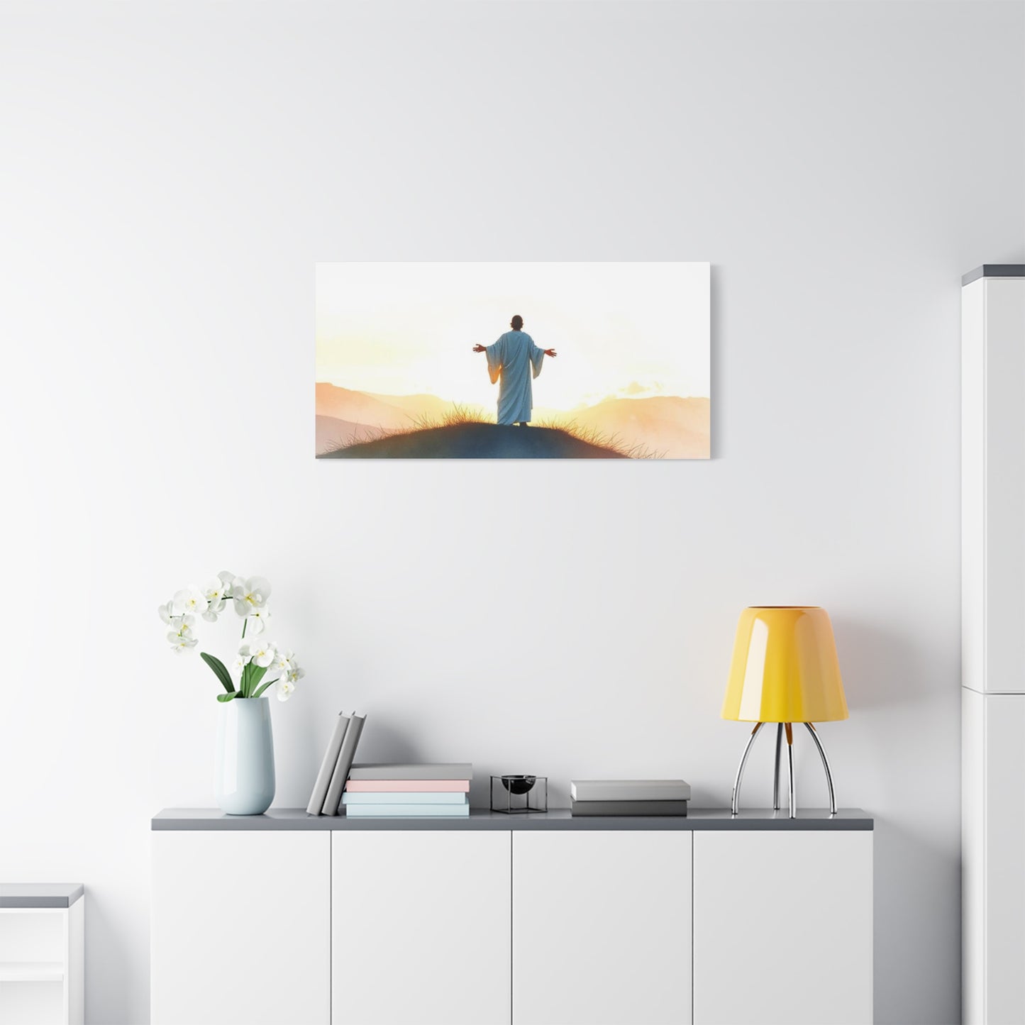 Inspirational Wall Art, Matte Canvas, Stretched, Religious Decor, Motivational Home Decoration, Spiritual Gift, Faith Art