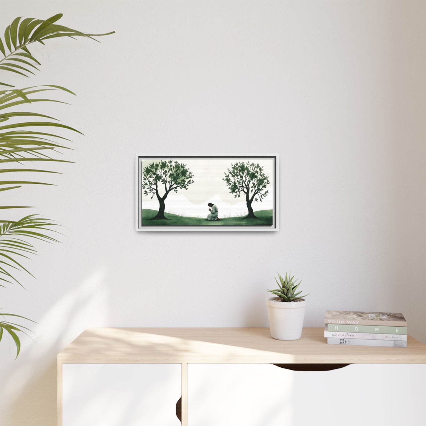 Matte Canvas, Framed (Multi-color)