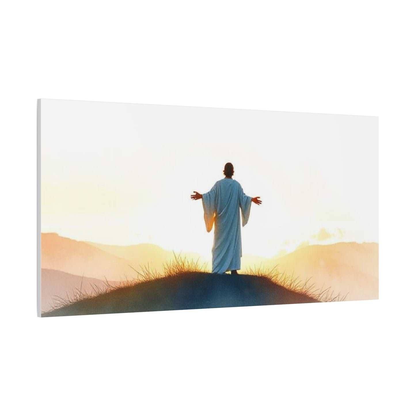 Inspirational Wall Art, Matte Canvas, Stretched, Religious Decor, Motivational Home Decoration, Spiritual Gift, Faith Art