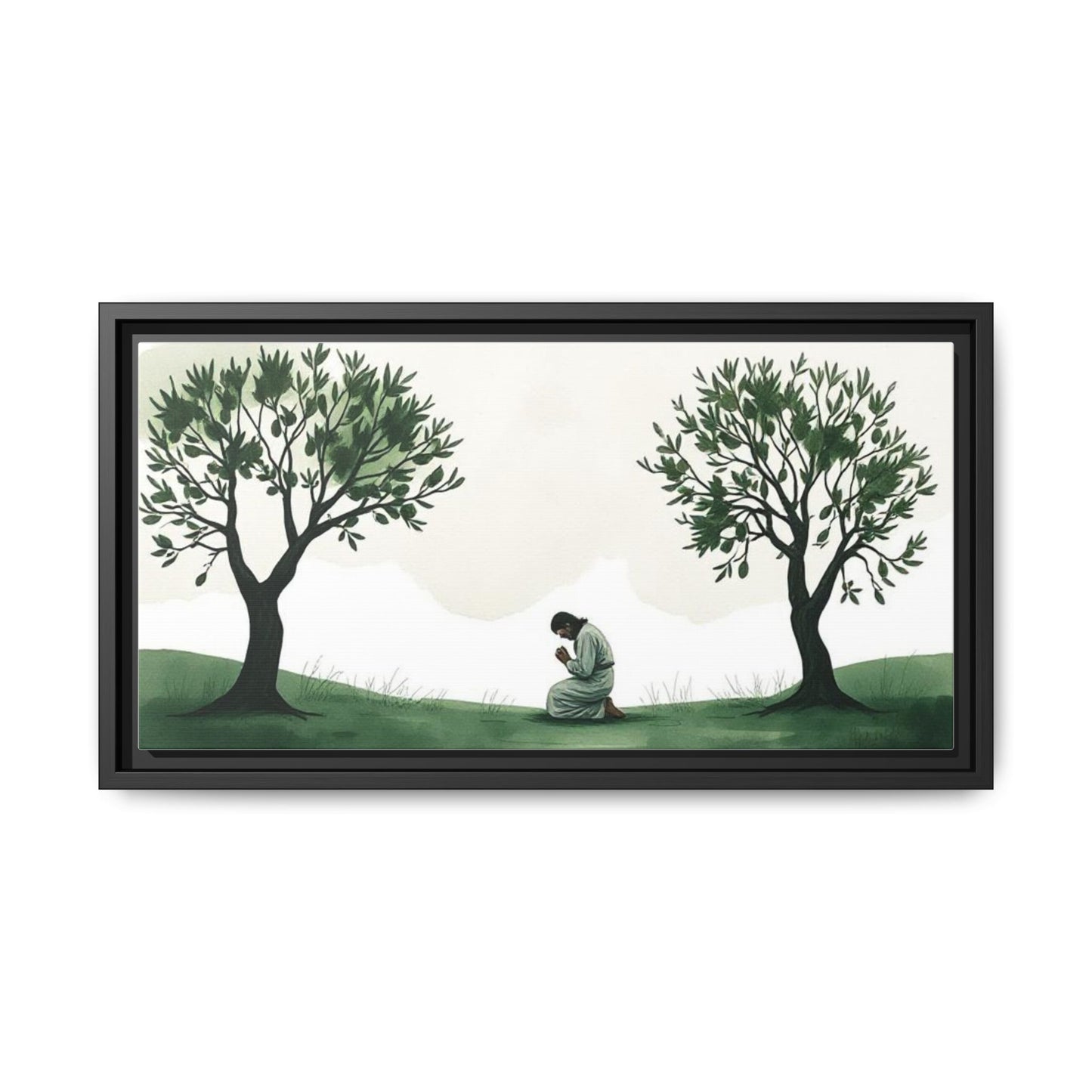 Matte Canvas, Framed (Multi-color)