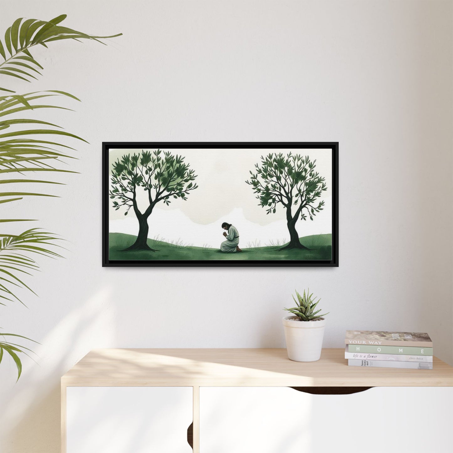 Matte Canvas, Framed (Multi-color)