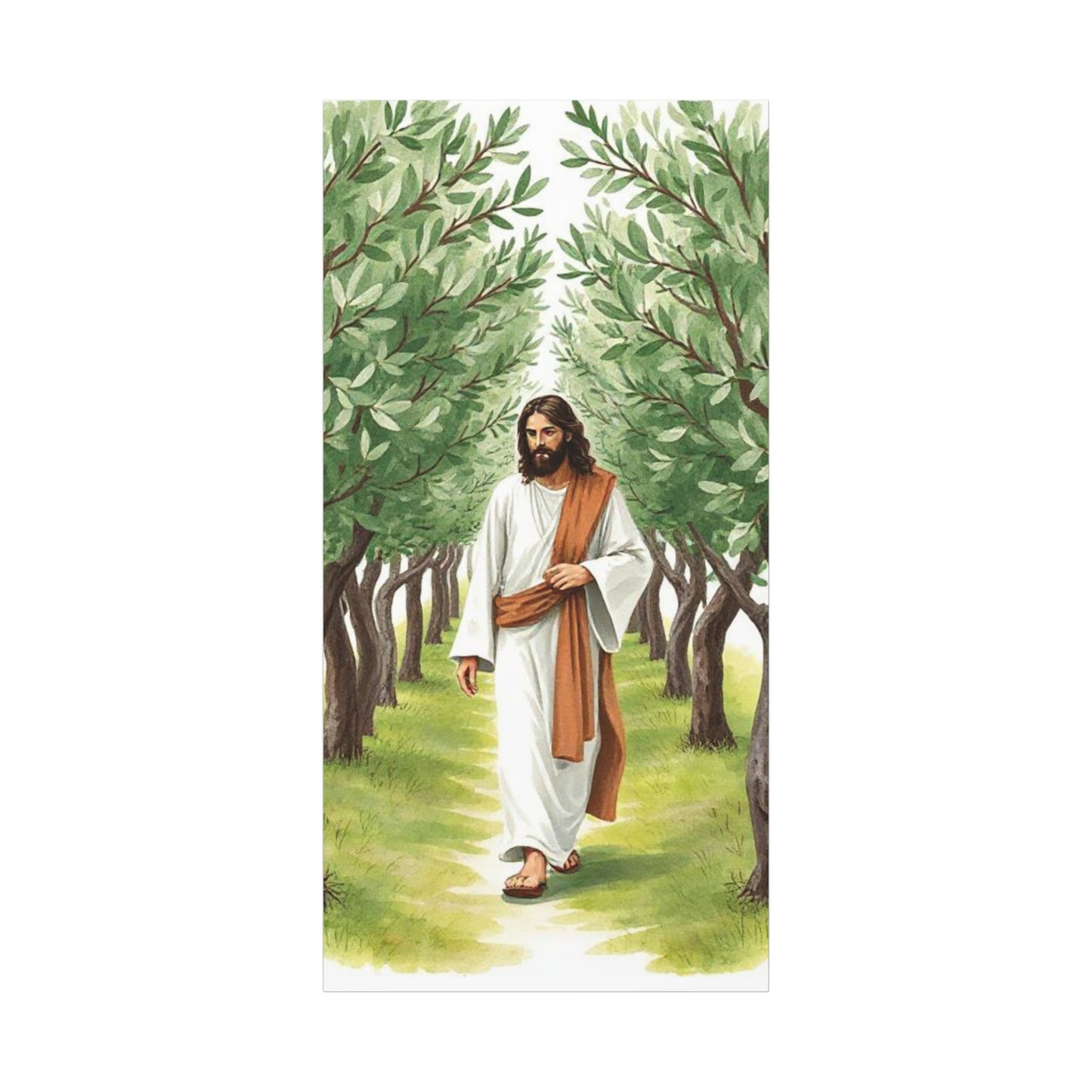 Inspirational Wall Art Canvas, Serenity Decor for Home, Religious Artwork, Spiritual Gift for Faith, Christian Home Decoration